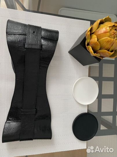 Ремень-корсет из натуральной кожи б/у