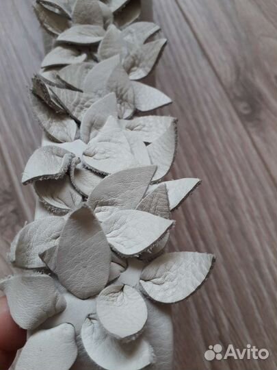 Ремень кожа натуральная Италия р.75см