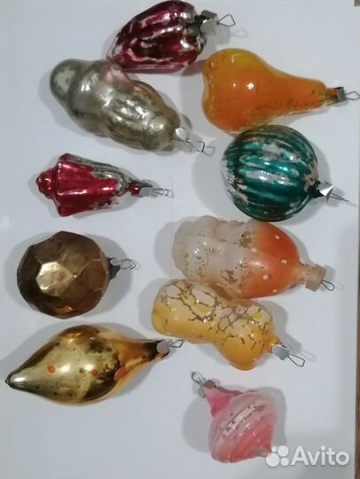 Елочные игрушки СССР одним лотом