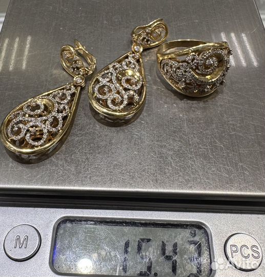 Золотой комплект 585 проба