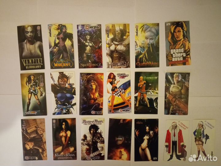 Наклейки из игровых журналов