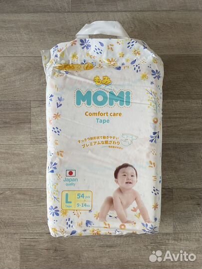 Подгузники Momi S,M,L