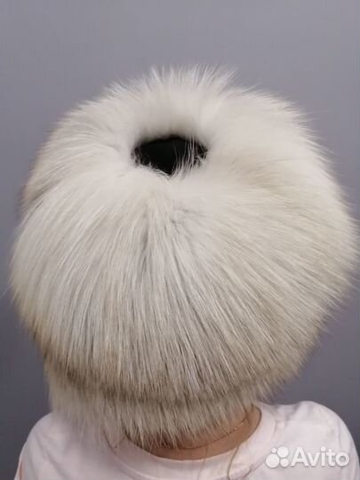 Шапка из меха лисы