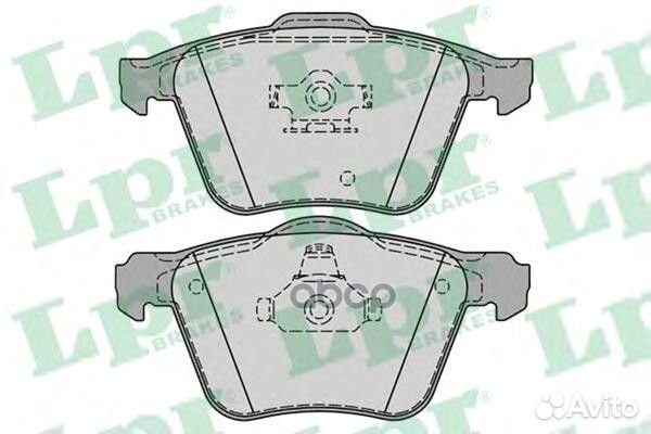 Колодки тормозные дисковые 05P1237 Lpr