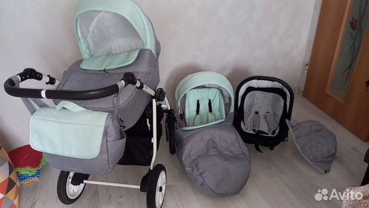 Коляска 3 в 1 indigo