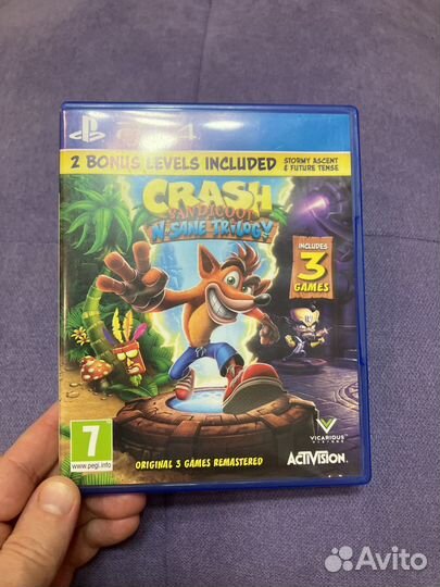 Crash bandicoot n sane trilogy ps4