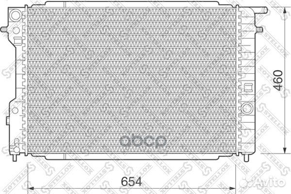 10-25078-SX радиатор системы охлаждения Opel O