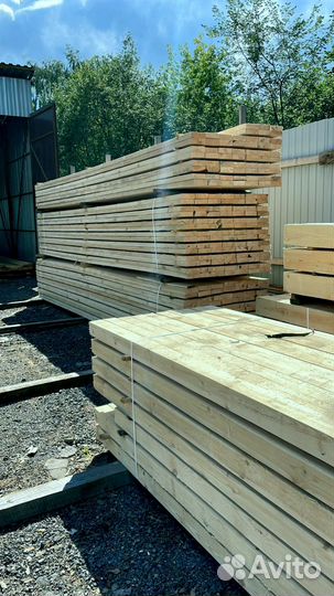 Доска обрезная 40х150х6000мм