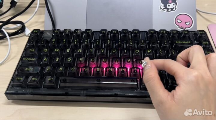 Механическая клавиатура FL-Esports Q75pro Tri-mode