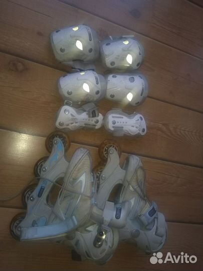 Роликовые коньки детские раздвижные