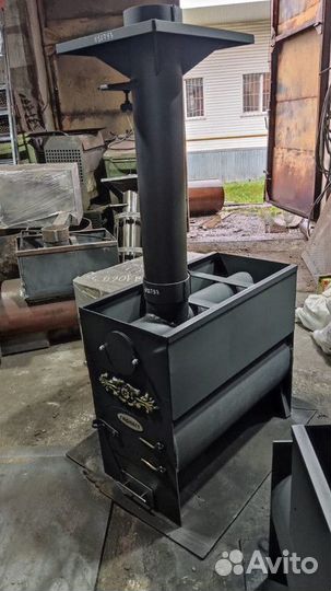 Банная печь Эконом 60 см толщина 8мм 810x430x750