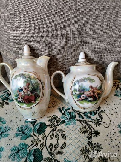 Чайно кофейный сервиз фарфоровый Ликино-Дулево