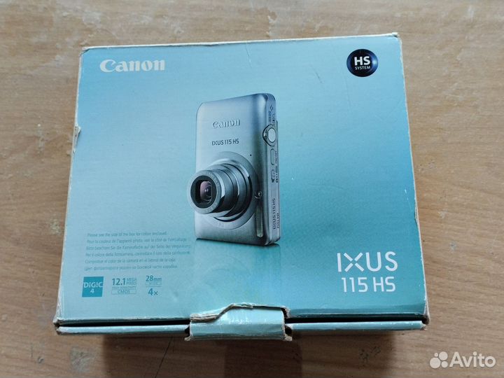 Компактный фотоаппарат Canon Ixus 115 HS