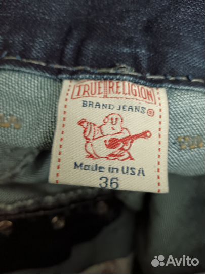 Джинсы True religion темно синие