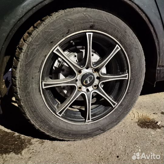Литые диски r14 на ваз с зимней резиной