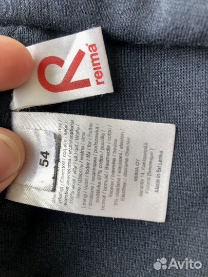 Шапка шлем reima 56 шерсть