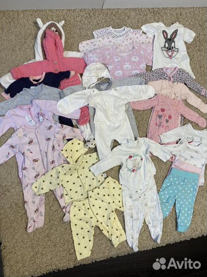 Комбинезоны штаны распашонки с 0-4 месяцев