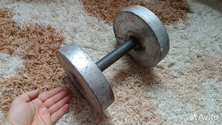 Гантеля 17 кг металл