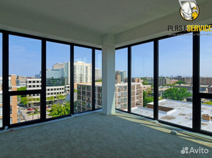 Панорамные окна, остекление от производителя