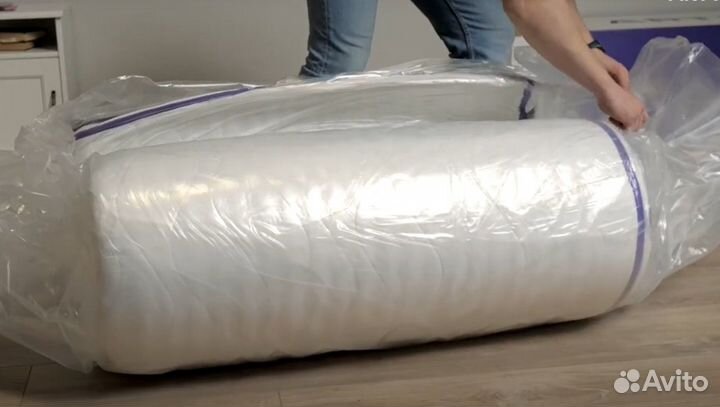 Матрас в скрутке с пружинами любой размер