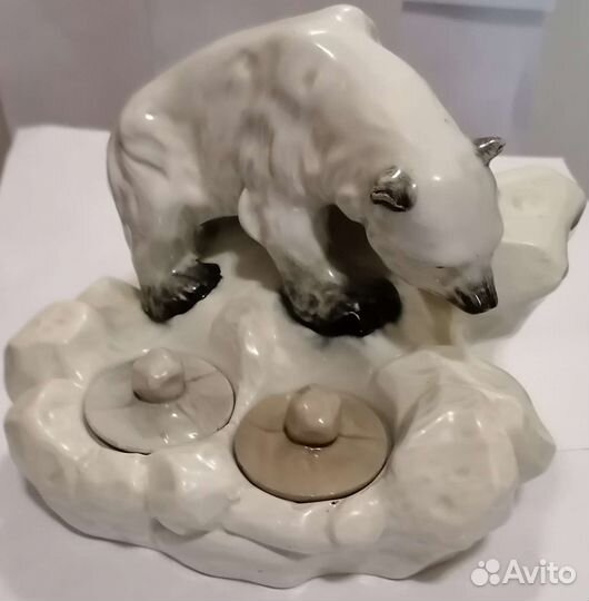Чернильница Медведь на льдине