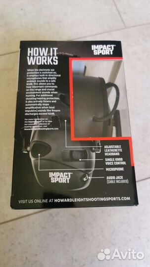 Активные наушники Howard impact sport