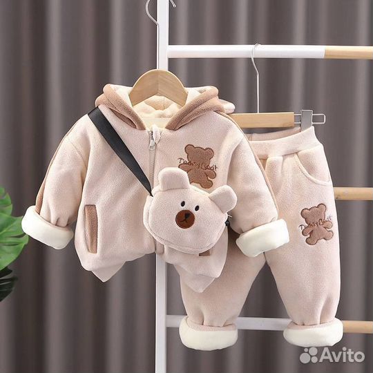 Детский утепленный костюм