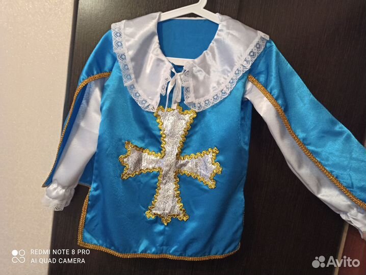 Костюм мушкетера для мальчика.Рост от 122-134