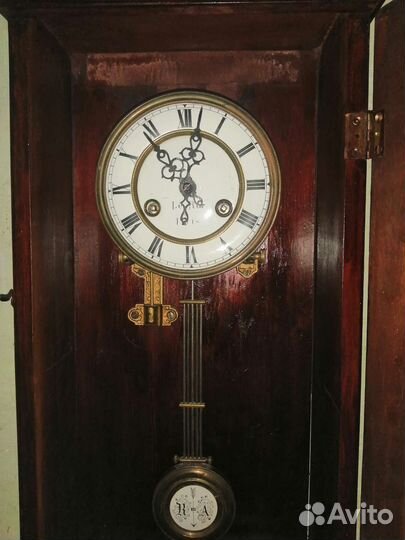 Старинные настенные часы le roi a paris