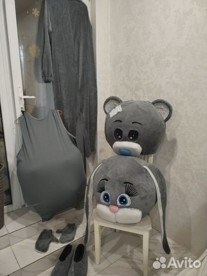 2в1 ростовая кукла Мишка Тедди Зайка Ляля