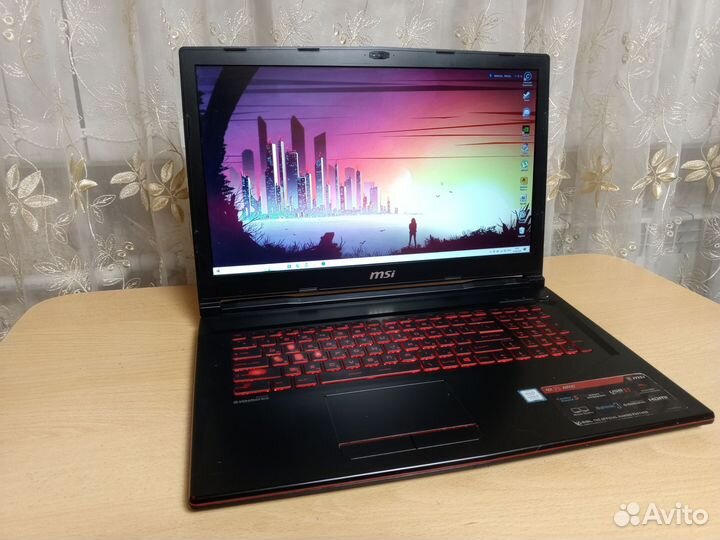 MSI MS-17C5 /IntelCore i7-8750 2.20GHz/GTX 1060