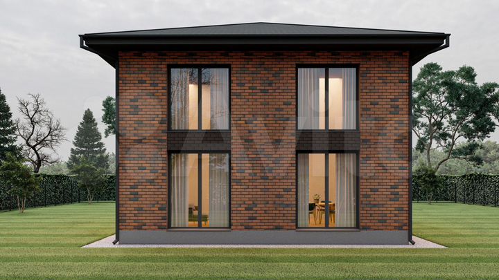 Коттедж 150 м² на участке 8 сот.