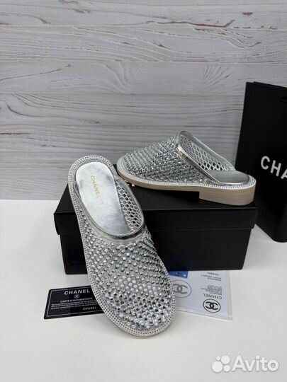 Сабо Тапочки Chanel женские Размер 36-40