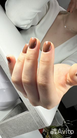 Модель на маникюр с покрытием гель лак