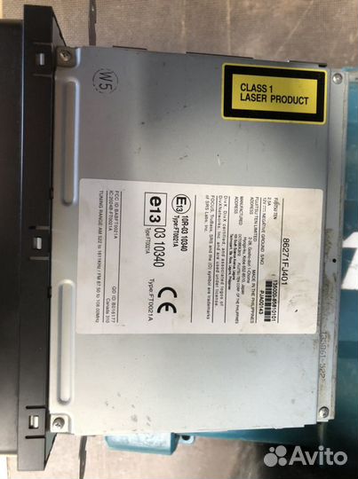 Штатное головное устройство Fujitsu ten fj401 и ра