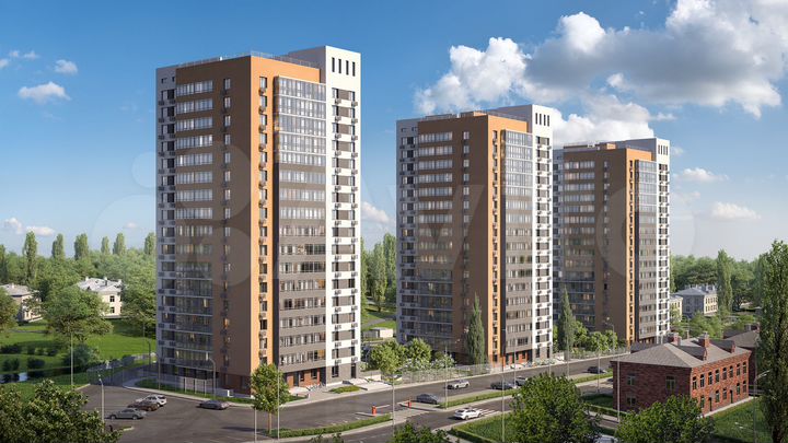 2-к. квартира, 68 м², 12/17 эт.