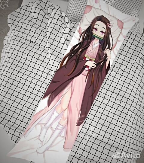 Дакимакура с потайной молнией