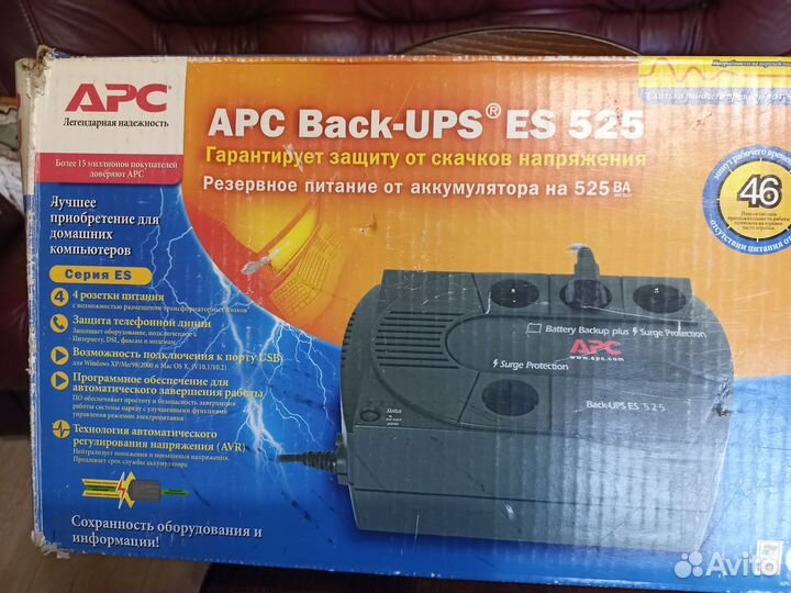 Сетевой фильтр apc Back-ups es 525