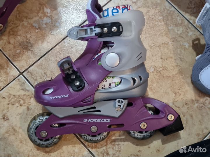 Ролики Роликовые коньки детские раздвижные 26-29