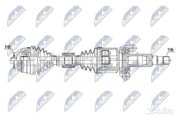 Полуось Nty NPW-BM-141