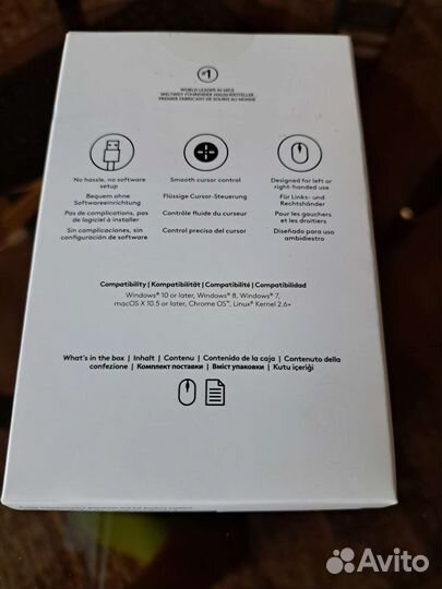 Компьютерная мышь logitech новая