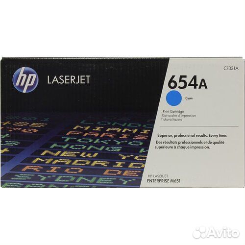 Лазерный картридж Hewlett Packard CF331A (654A) Cy