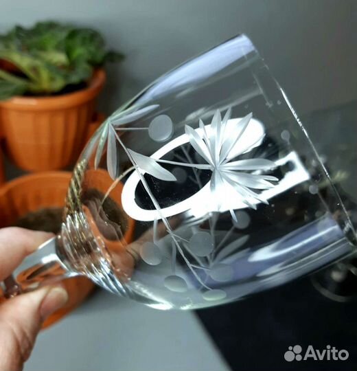 Фужеры хрустальные СССР