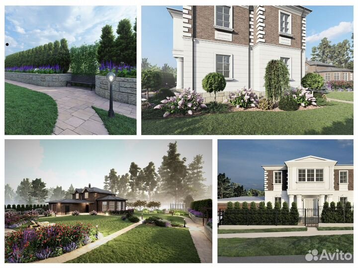 Ландшафтный дизайн участка под ключ