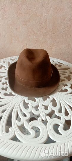 Шляпа мужская/ замша
