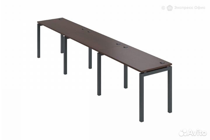 Стол-бенч линейный на 3 рабочих места Арго амбл-00