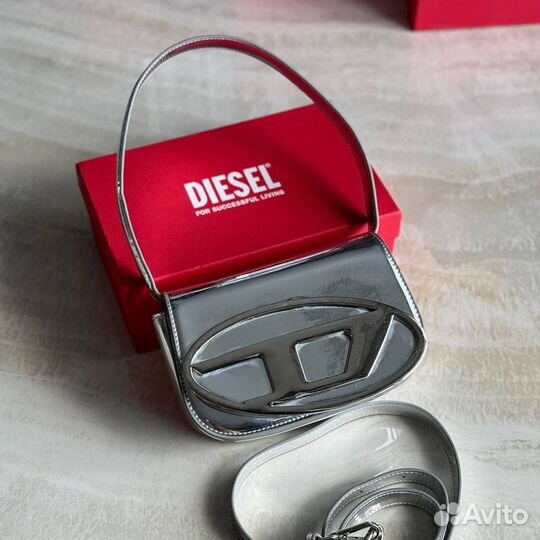 Сумка женская Diesel серебро