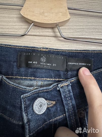 Мужские джинсы zara eur 40