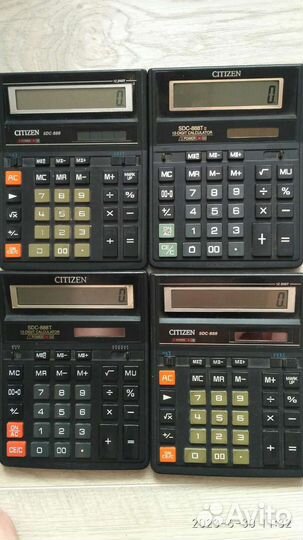 Калькулятор Citizen 888