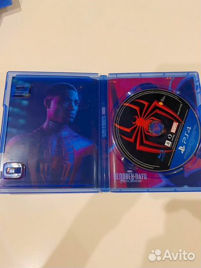 Диск PS4 человек паук Майлз Моралез